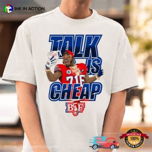 Justin Jefferson Talk Is Cheap T-shirt