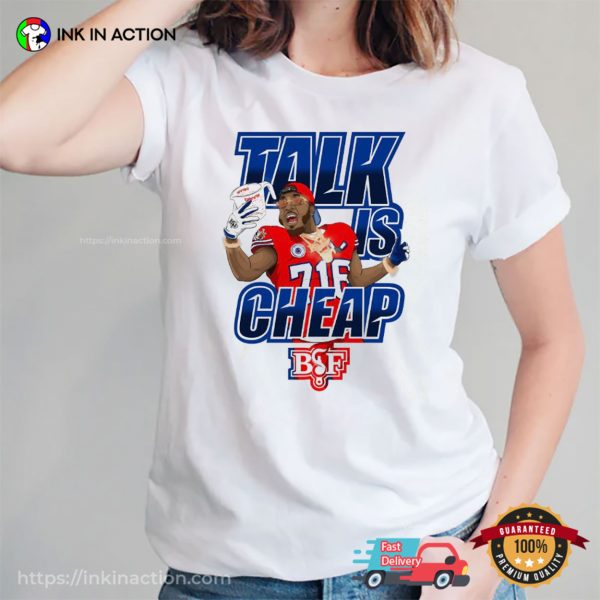 Justin Jefferson Talk Is Cheap T-shirt