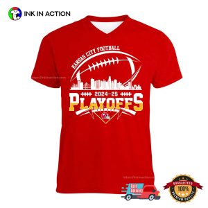 Kansas City Football 2024 25 Playoffs Shirt 3