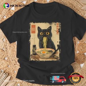 Kawaii Cat Anime T-shirt