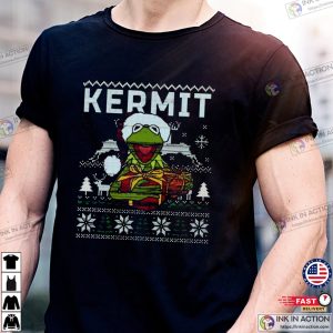 Kermit Christmas Ugly The Muppet Christmas Carol T-shirt