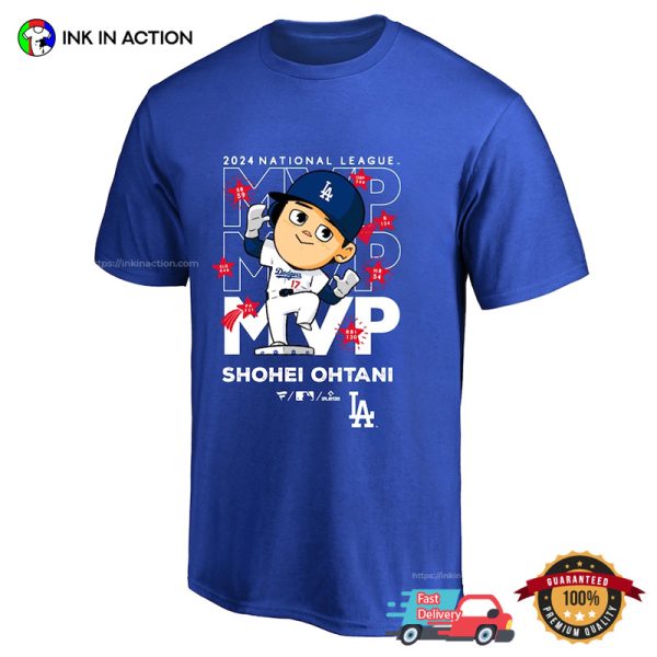 LA Shohei Ohtani National League MVP 2024 Shirt