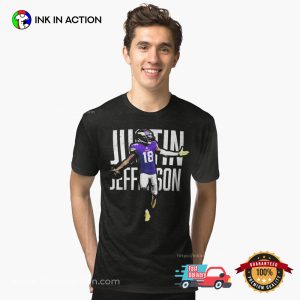 LSU Tigers Justin Jefferson Celebrate NFL Shirt 3