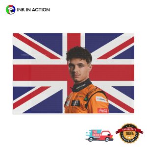 Lando Norris Formula 1 Racing Flag Lando Norris Formula 1 Racing Flag 2