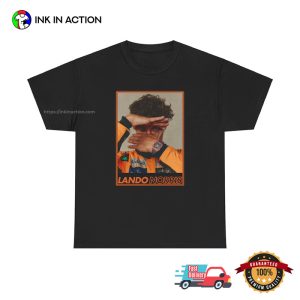 Lando Norris Formula One Portrait Retro T shirt 2