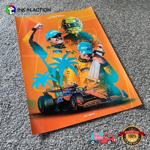 Lando Norris Miami Grand Prix Winner Poster