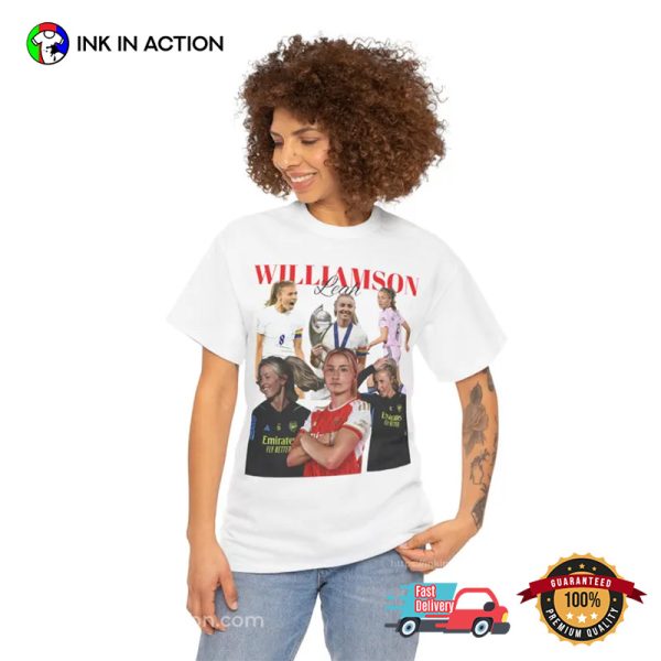 Leah WILLIAMSON Arsenal Soccer Portrait T-shirt