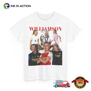 Leah WILLIAMSON Arsenal Soccer Portrait T shirt 3