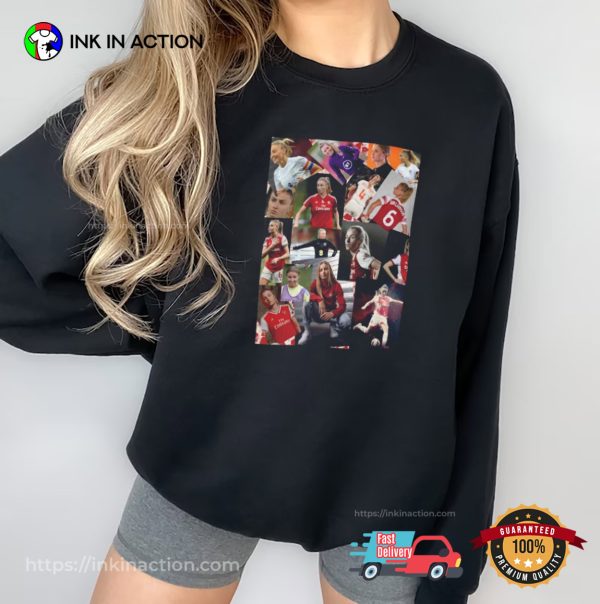 Leah Williamson Beautiful Collage Art T-shirt