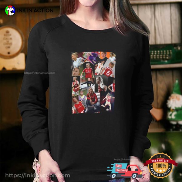 Leah Williamson Beautiful Collage Art T-shirt