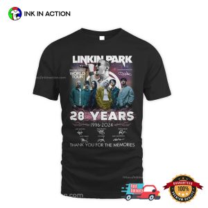 Linkin Park 28 Years Anniversary World Tour 2025 T shirt 3