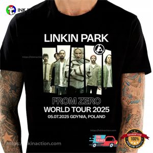 Linkin Park From Zero Tour 2025 Gdynia Tee 3