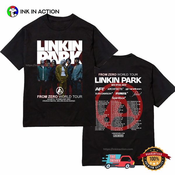 Linkin Park From Zero World Tour 2024 Dates Tee