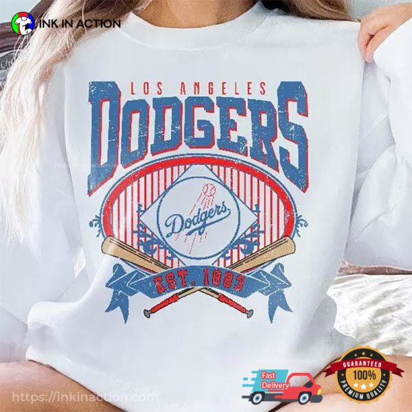 Los Angeles Dodgers 2024 Champion Vintage Style Shirt