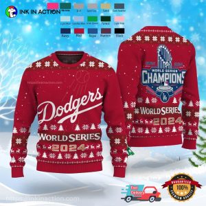 Los Angeles Dodgers World Series 2024 Ugly Sweater