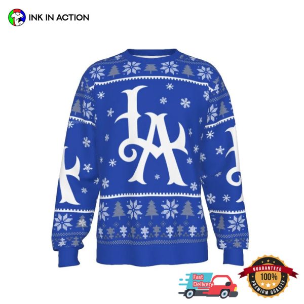 Los Angeles Sugar Skull Christmas Day Sweater