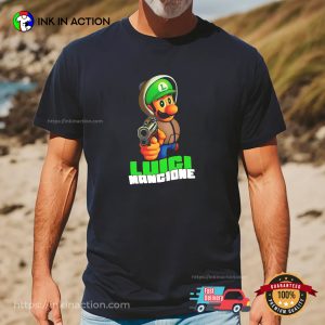 Luigi Super Mario Free Luigi Mangione T shirt 3