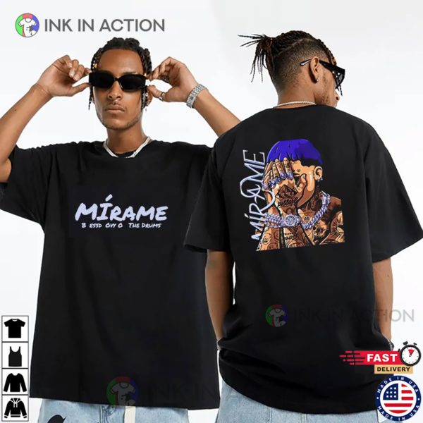 MÍRAME Anuel AA Rapper 2 Sided Shirt