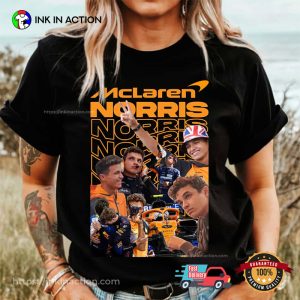 McLaren F1 Lando Norris Collage 90s T-shirt