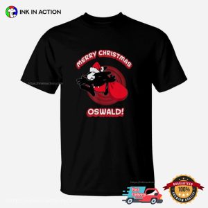 Merry Christmas Oswald Cartoon T shirt 4