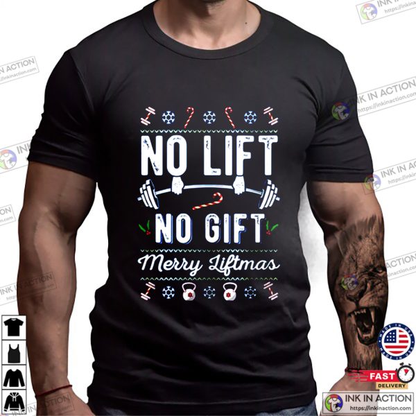 Merry Liftmas Weight Lifting Shirt