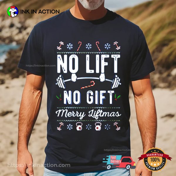 Merry Liftmas Weight Lifting Shirt