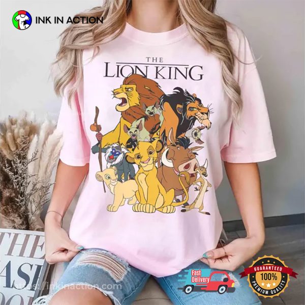 Mufasa The Lion King Characters Family Comfort Colors Tee