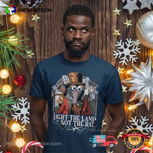 Muppet Christmas Carol Light the Lamp Not the Rat T Shirt 2