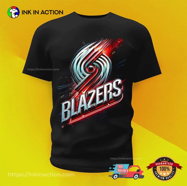 NBA Blazers, Portland Trail Blazers Basketball T-Shirt