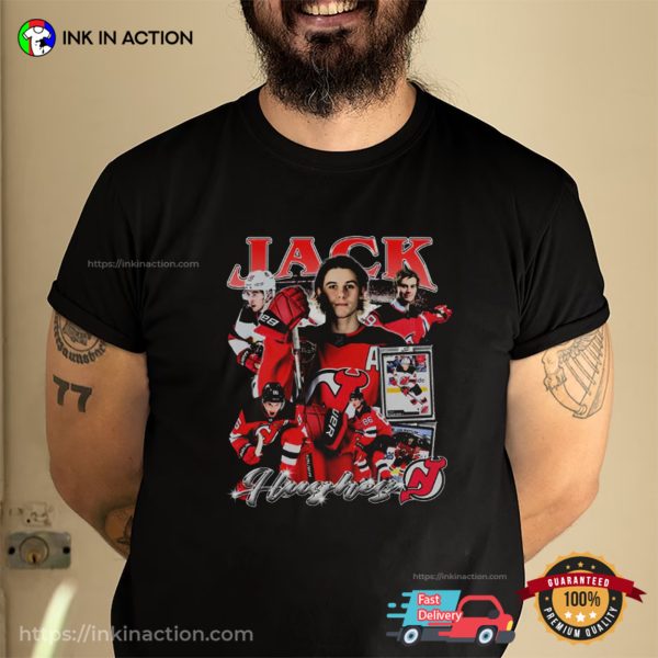 NHL JACK HUGHES Collection 90s Tee