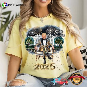 New Year New Trump 2025 Funny Trump T-shirt