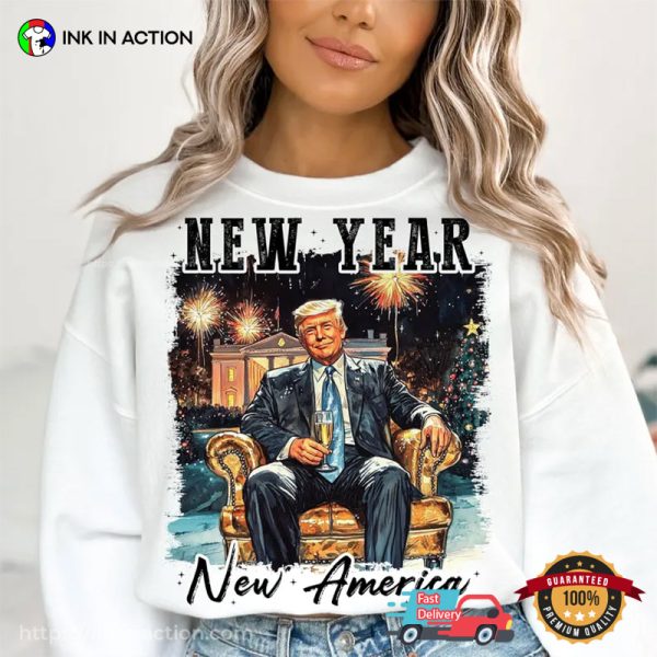 New Year Trump 2025 Funny Political T-shirt