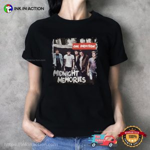 One Direction Midnight Memories Retro Photo T-shirt