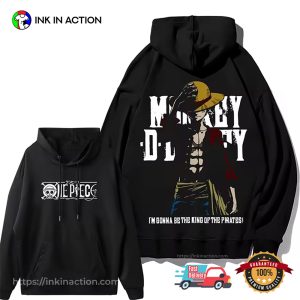 One Piece Monkey D Luffy Straw Hat 2 Sided Shirt