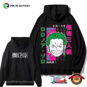 One Piece Roronoa Zoro Head 2 Sided Shirt