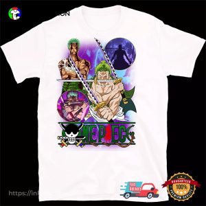 One Piece Roronoa Zoro Wano T Shirt 3