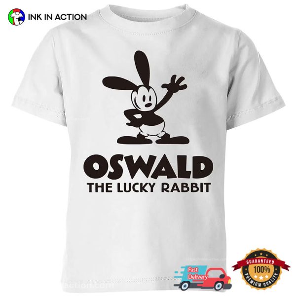 Oswald The Lucky Rabbit Retro Cartoon Tee