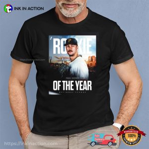 Paul Skenes From Pittsburgh Pirates NL Rookie Of The Year Tee