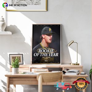 Paul Skenes Pittsburgh Pirates The 2024 NL Rookie Of The Year Poster 3