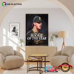 Paul Skenes Pittsburgh Pirates The 2024 NL Rookie Of The Year Poster