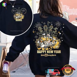 Personalized Mouse & Friends Happy New Year 2025 T-shirt