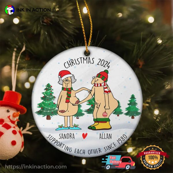 Personalized Old Age Christmas 2024 Christmas Ornament