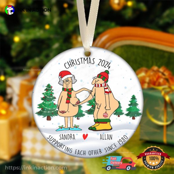 Personalized Old Age Christmas 2024 Christmas Ornament