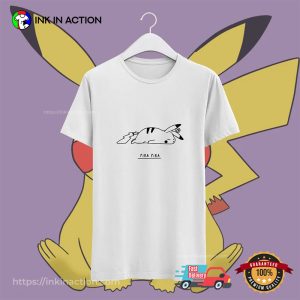 Pika Pika Lazy Pikachu T-shirt