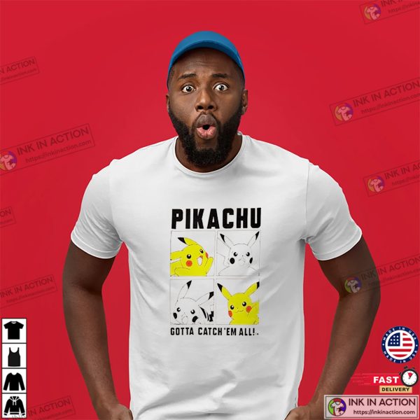 Pikachu Gotta Catch ‘Em All Pokemon Shirts