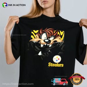 Pittsburgh Steelers Taz Tasmanian Devil 90s T-shirt