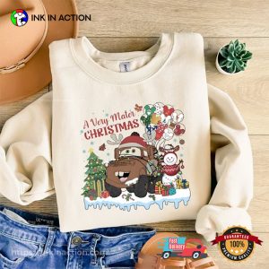 Pixar Cars A Very Mater Christmas T shirt 3