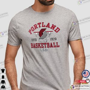 Portland Basketball Estd 1970, Portland Trail Blazers T shirt