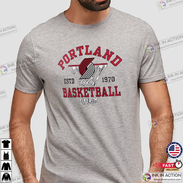 Portland Basketball Estd 1970, Portland Trail Blazers T-shirt