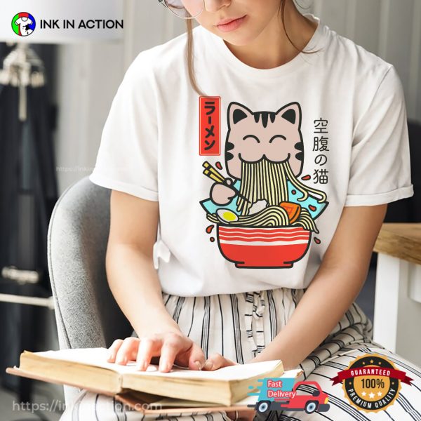 Ramen Cat Kawaii T-shirt